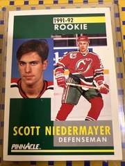1991-92 Pinnacle Score Rookie Scott Niedermayer #349 New Jersey